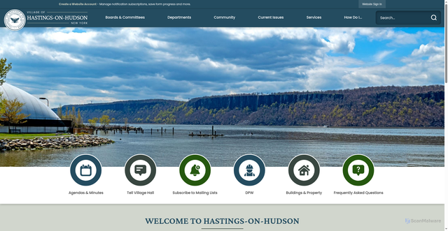 Security scan screenshot of https://hohny.gov/