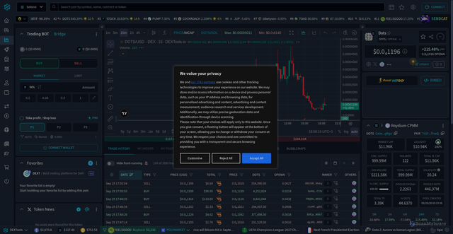 Security scan screenshot of https://www.dextools.io/app/solana/pair-explorer/7d1FStCR2ASY3VaKnBWFiJgo2KXpZjtVEBX8i6G1ThwQ
