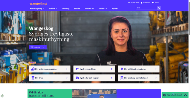 Security scan screenshot of https://wangeskog.nu