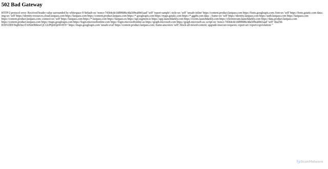 Security scan screenshot of https://auth.lastpass.com