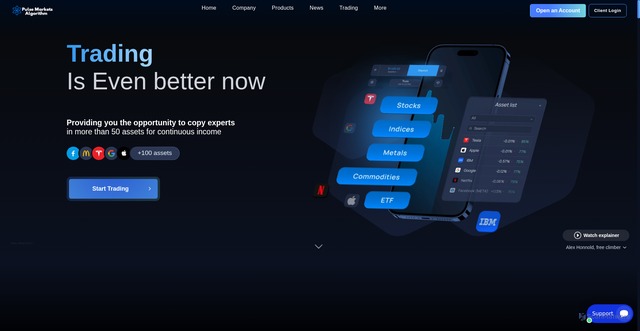 Security scan screenshot of https://pulsemarketsalgo.com/