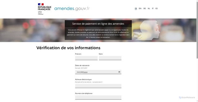 Security scan screenshot of https://www.csj.edu.pe/antai/Redirect
