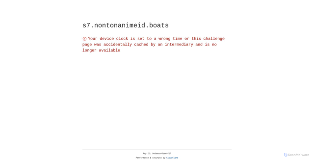 Security scan screenshot of http://anime-f0a.pages.dev/