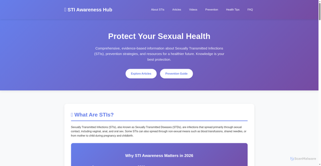 Security scan screenshot of https://sti-awareness-hub-lcaaq5b3jd.edgeone.app/