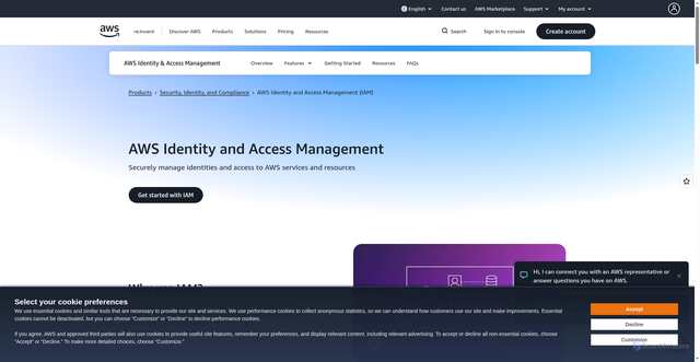 Security scan screenshot of https://sts.eu-south-2.amazonaws.com