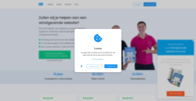 Security scan screenshot of https://imu.nl