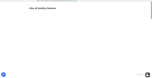 Security scan screenshot of https://www.smithsstational.gov/