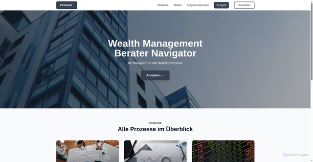 Security scan screenshot of https://aiwealthnavigator.netlify.app/
