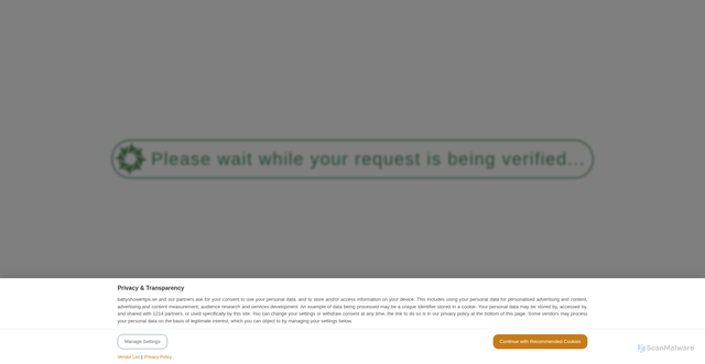 Security scan screenshot of https://babyshowertips.se