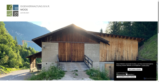 Security scan screenshot of https://www.fraktion.it/moos