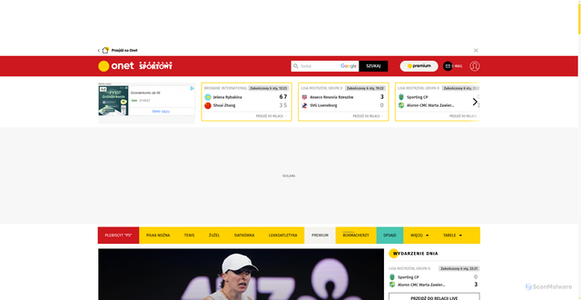 Security scan screenshot of https://przegladsportowy.pl
