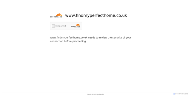 Security scan screenshot of https://findmyperfecthome.co.uk