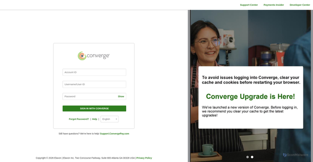 Security scan screenshot of https://www.myvirtualmerchant.com
