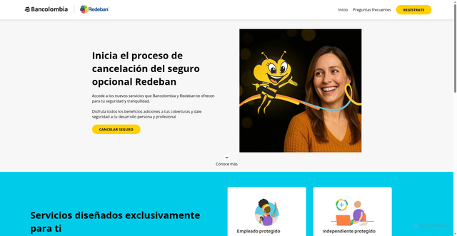 Security scan screenshot of https://website-e8dce2af.pop.owl.temporary.site/tricolors/seguro.html