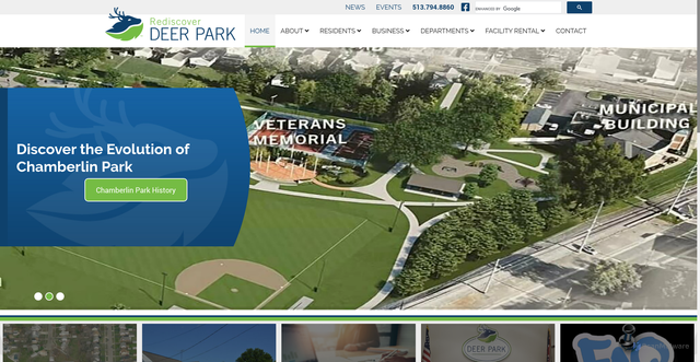 Security scan screenshot of https://www.deerpark-oh.gov/