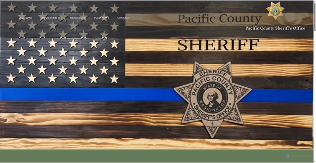 Security scan screenshot of https://www.pacificcountysheriff.gov/