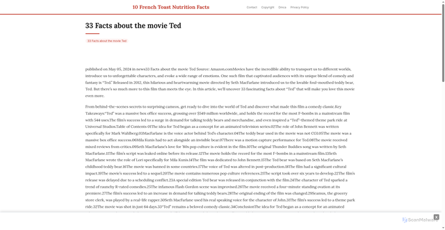 Security scan screenshot of https://jfflonlinehugo-wtlittsh7o.edgeone.app/17120-33-facts-about-the-movie-ted.html
