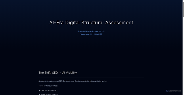 Security scan screenshot of https://oliverengineeringnyc-uk35g5m77g.edgeone.app/
