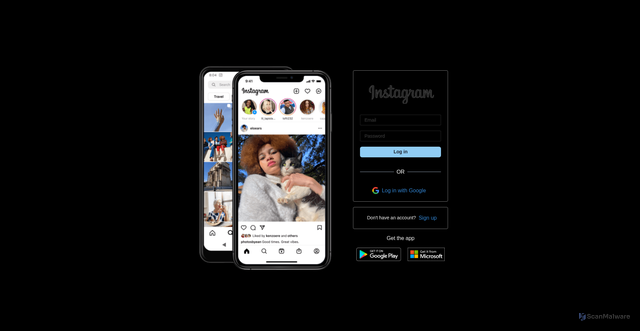 Security scan screenshot of https://www.insta-dupe.vercel.app/