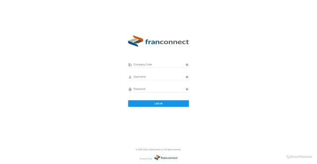 Security scan screenshot of https://skyapi.franconnect.net