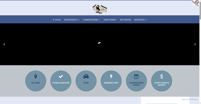 Security scan screenshot of https://hscounty.com/