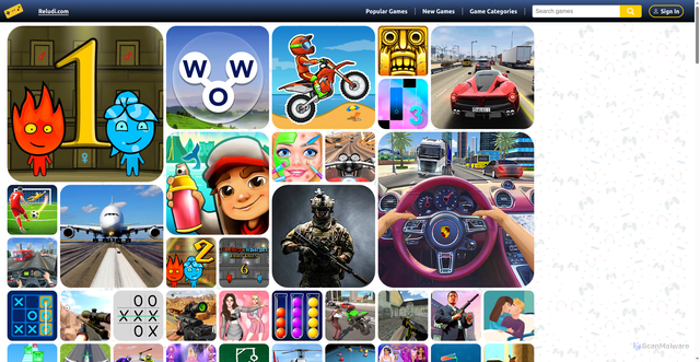 Security scan screenshot of https://cdn.reludi.com