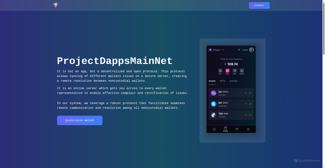 Security scan screenshot of http://project-dapp.vercel.app