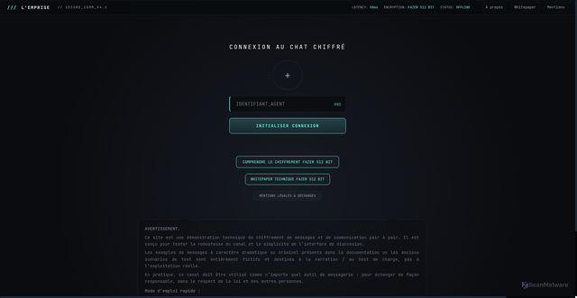 Security scan screenshot of https://encryptedfz-gnyynfwnjf.edgeone.app/