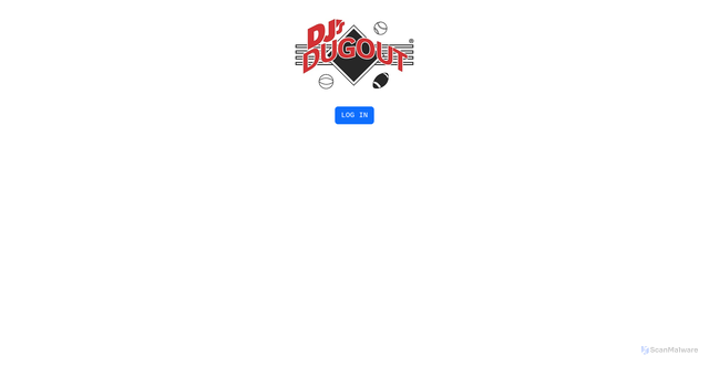 Security scan screenshot of http://portal.djsdugout.net/