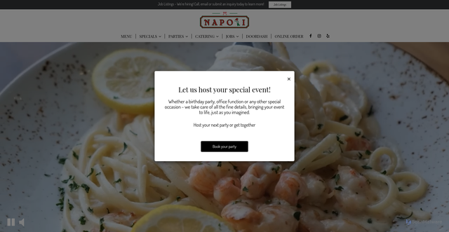 Security scan screenshot of https://napolipa.com/