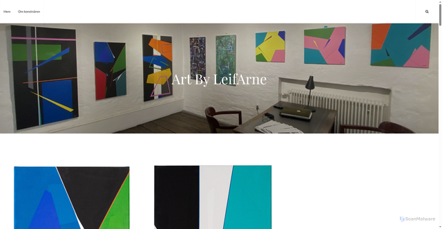 Security scan screenshot of https://leifarne.se