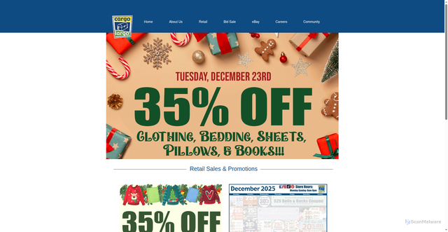 Security scan screenshot of https://www.cargolargo.com/