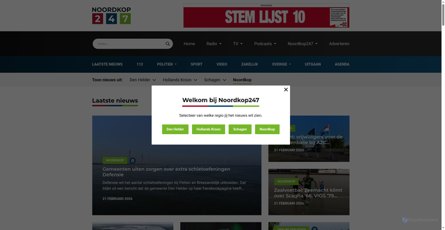 Security scan screenshot of https://noordkop247.nl