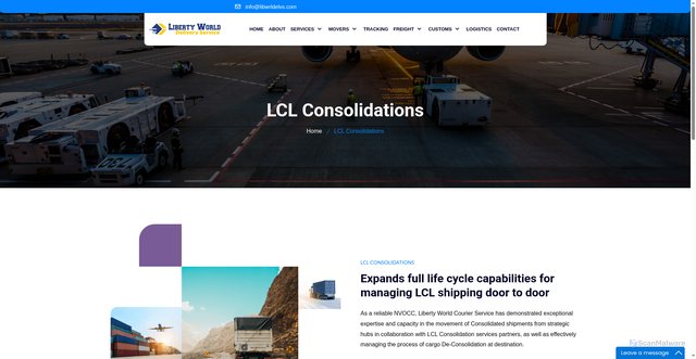 Security scan screenshot of https://libwrldelvs.com/lcl-onsolidations.html