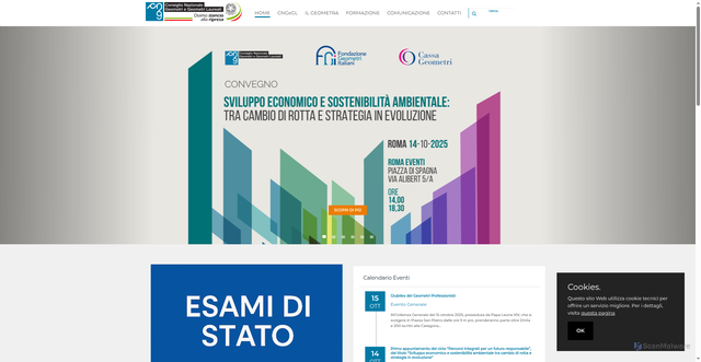 Security scan screenshot of https://www.cng.it/
