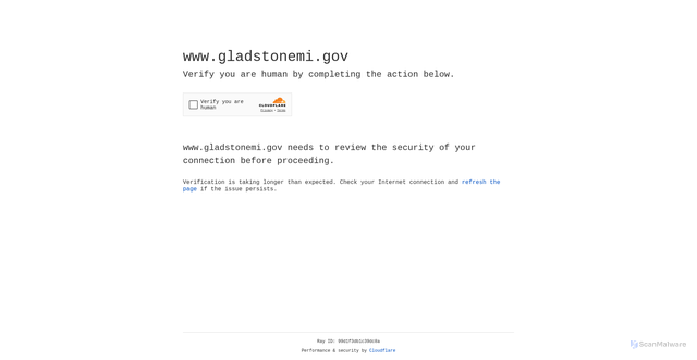 Security scan screenshot of https://www.gladstonemi.gov/