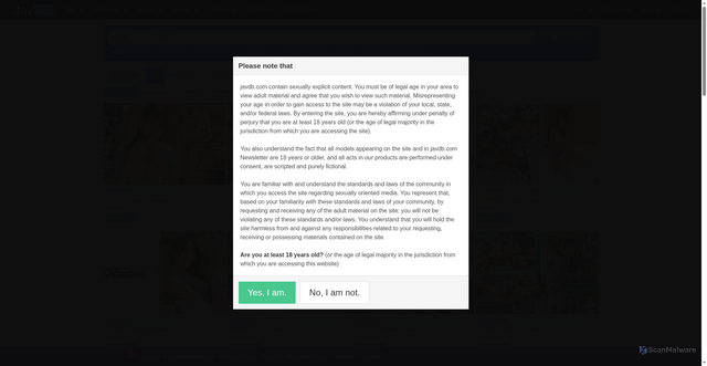 Security scan screenshot of https://javdb.com