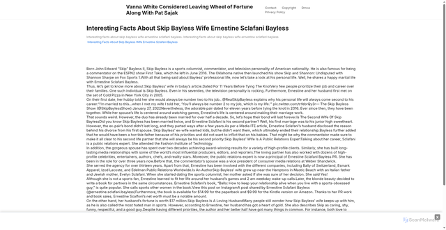 Security scan screenshot of https://portcerealistahugo-u0ssdu7xjg.edgeone.app/14427-interesting-facts-about-skip-bayless-wife-ernestine-sclafani-bayless.html