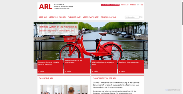 Security scan screenshot of https://www.arl-net.de/