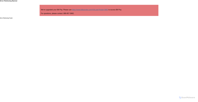 Security scan screenshot of https://www.billpaysite.com