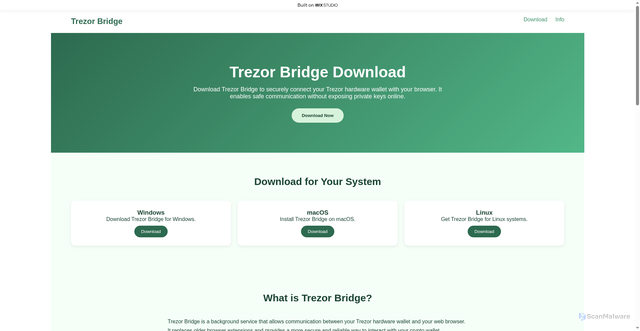 Security scan screenshot of https://pages-bridge.wixstudio.com/bridge-en
