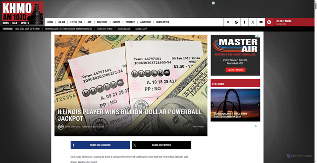 Security scan screenshot of https://khmoradio.com/ixp/712/p/quincy-illinois-winner-powerball/