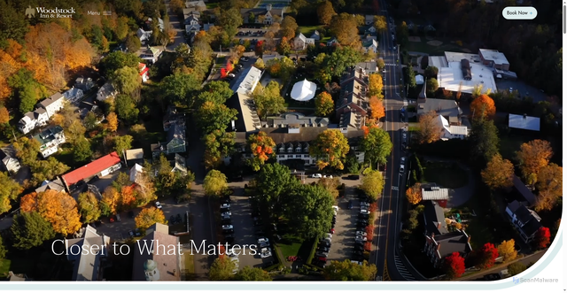 Security scan screenshot of https://www.woodstockinn.com/
