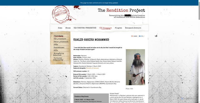 Security scan screenshot of https://www.therenditionproject.org.uk/prisoners/khaled-sheikh-mohammed.html