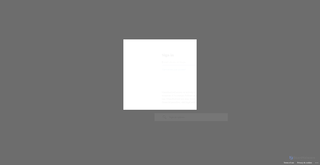 Security scan screenshot of https://amethyst.accenture.com