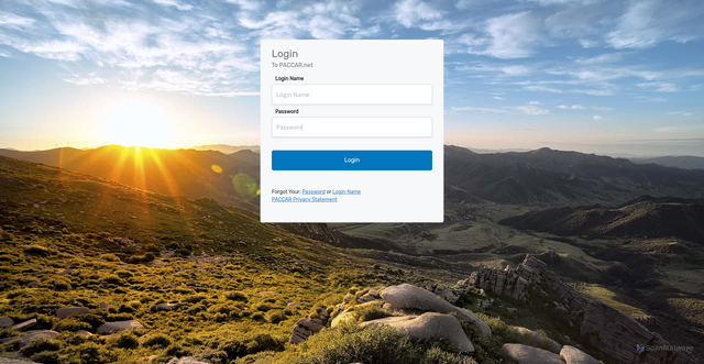 Security scan screenshot of https://sso.paccar.net