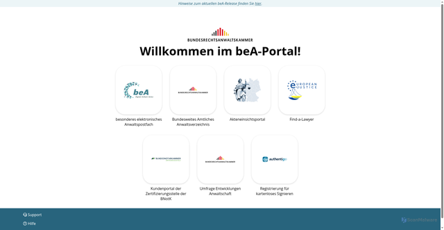 Security scan screenshot of https://bea-brak.de