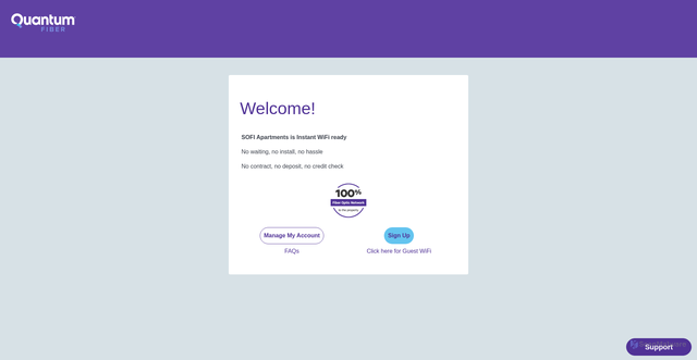Security scan screenshot of https://sofi.quantumfiber.com/portal/quantumfiber?desired_url=http%3A%2F%2Fdarienil.gov%2F
