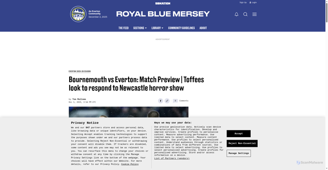 Security scan screenshot of https://royalbluemersey.sbnation.com/everton-2025-26-season-premier-league-fixtures-hill-dickinson-moyes/75329/bournemouth-vs-everton-match-preview-toffees-look-to-respond-to-newcastle-horror-show