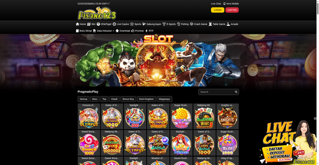 Security scan screenshot of https://apksuper-pisang123.com/desktop/game/slot/pragmaticplay